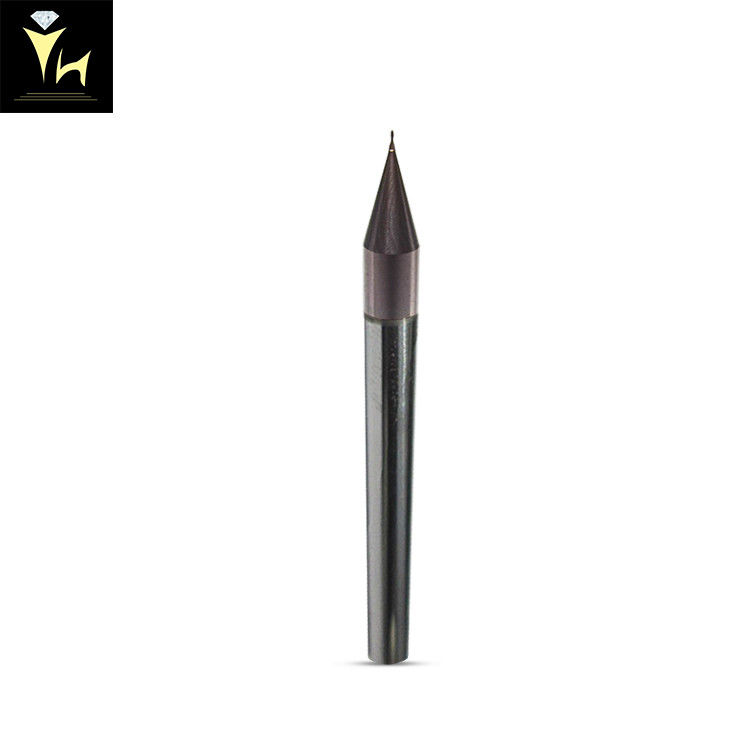 AlTiN Coating 2 Flute Carbide End Mill Tool For CNC